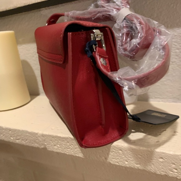 A dark red Robert Cavalli handbag - Picture 3 of 7